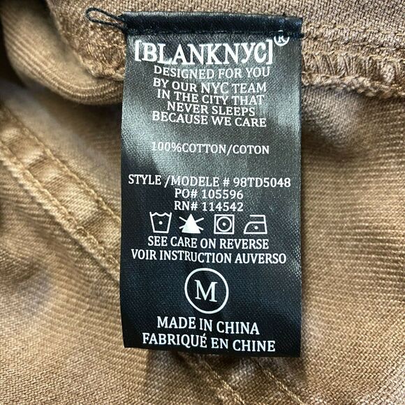 Blank NYC Denim Brown‎  Cheetah Print Jean Jacket Medium - Picture 7 of 7